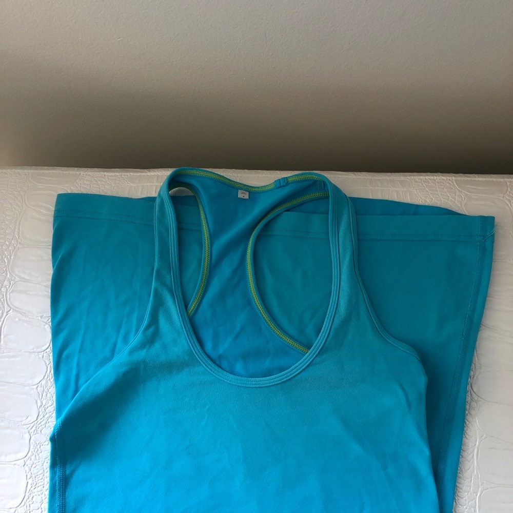 Blue Lululemon Tank